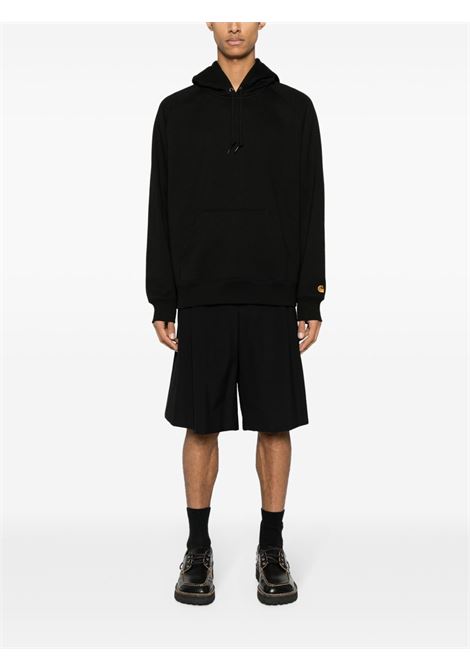 chase hooded sweatshirt man black CARHARTT WIP | I03366100F.XX